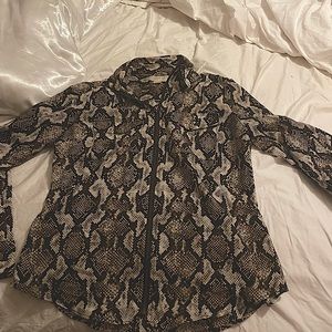 Snake skin Michael kors blouse